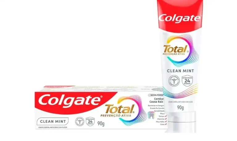 Brasília (DF), 30/04/2025 - Creme dental Colgate Total Clean Mint. Foto: Colgate/Divulgação