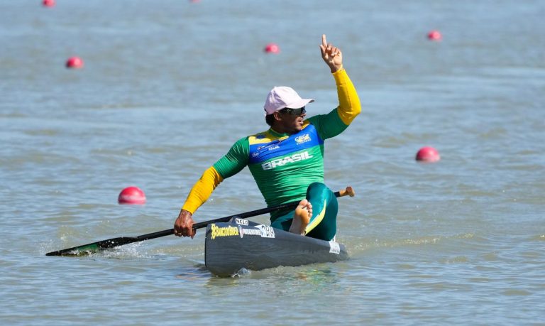Espanha- 17/05/2025 Isaquias Queiroz garante ouro na Copa do Mundo de canoagem velocidade. Foto Federação Espanhola de Canoagem