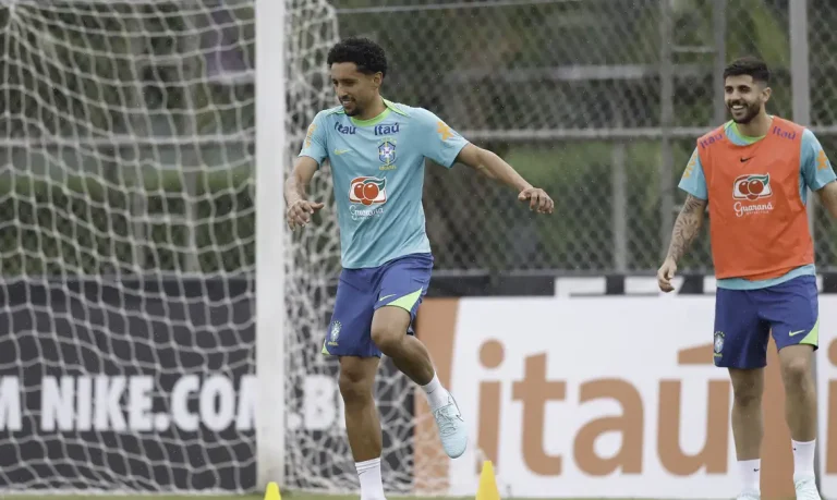 marquinhos, seleção brasileira, treino