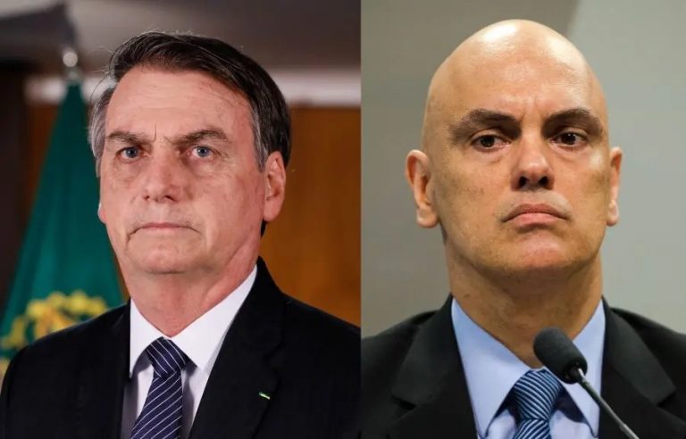 Jair Bolsonaro e Alexandre de Moraes