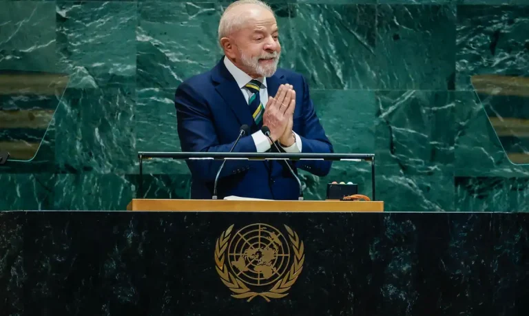 Nova York (NY), 23/09/2025 - Presidente da República, Luiz Inácio Lula da Silva, durante a abertura do Debate Geral da 80.ª Sessão Ordinária da Assembleia Geral das Nações Unidas. Foto: Ricardo Stuckert/PR