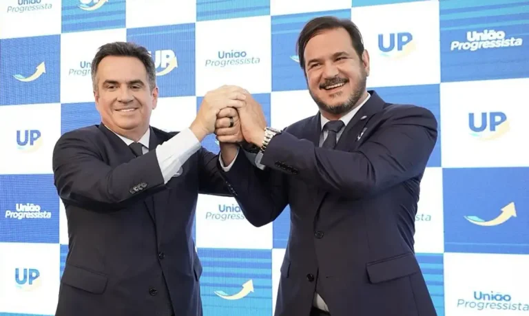 Brasília (DF) 02/09/2025 - Os presidentes dos partidos União Brasil, Antonio Rueda, e Progressistas, Ciro Nogueira, que integram a nova federação União Progressista. Foto: PP/Divulgação