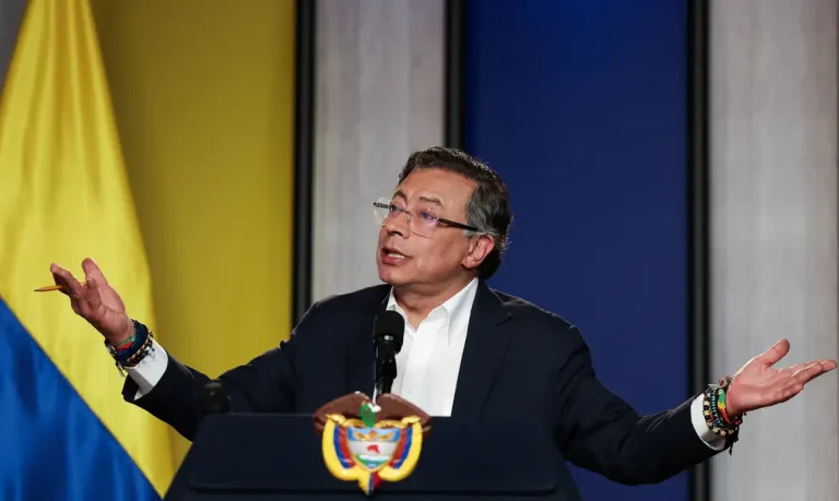 Presidente colombiano, Gustavo Petro
23/10/2025
Reuters/Luisa Gonzalez/Proibida reprodução
