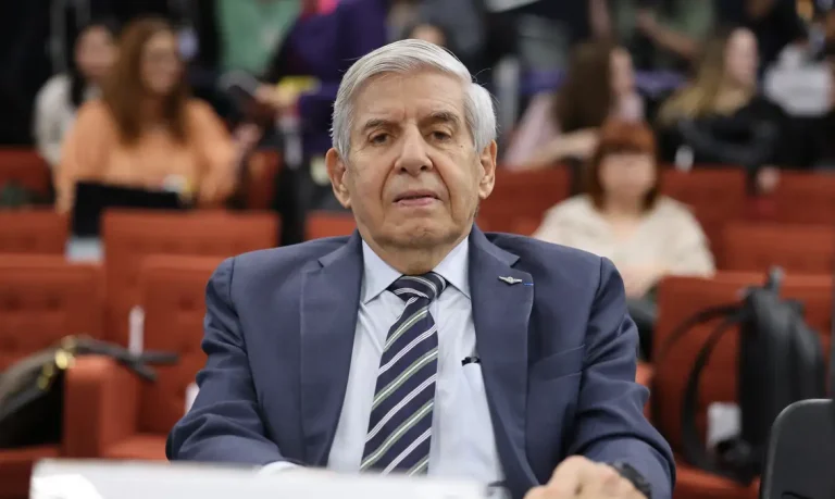 Brasília (DF), 10/06/2025- Depoimento do general,  Heleno.
O ministro do Supremo Tribunal Federal (STF) Alexandre de Moraes começa a ouvir os réus do núcleo 1 na ação da trama golpista, os interrogatórios ocorrerão presencialmente na sala de julgamentos da primeira turma da corte.
Foto: Ton Molina/STF