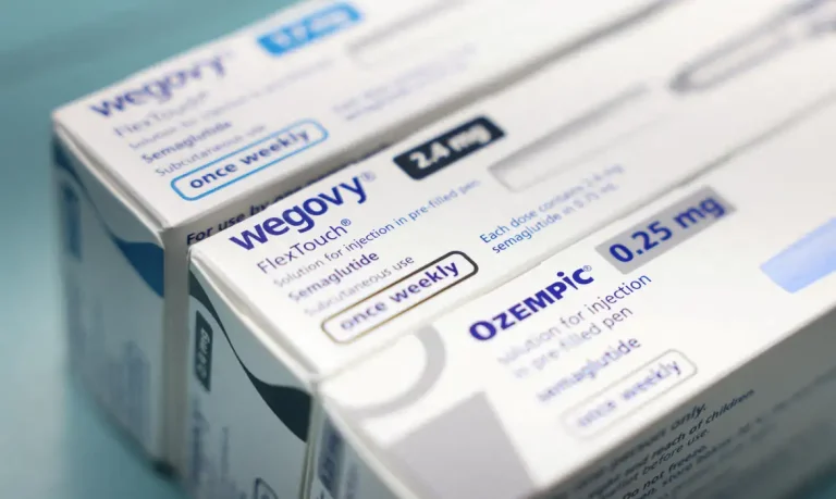 FILE PHOTO: Boxes of Ozempic and Wegovy made by Novo Nordisk are seen at a pharmacy in London, Britain March 8, 2024. Reuters/Hollie Adams/Proibida reprodução