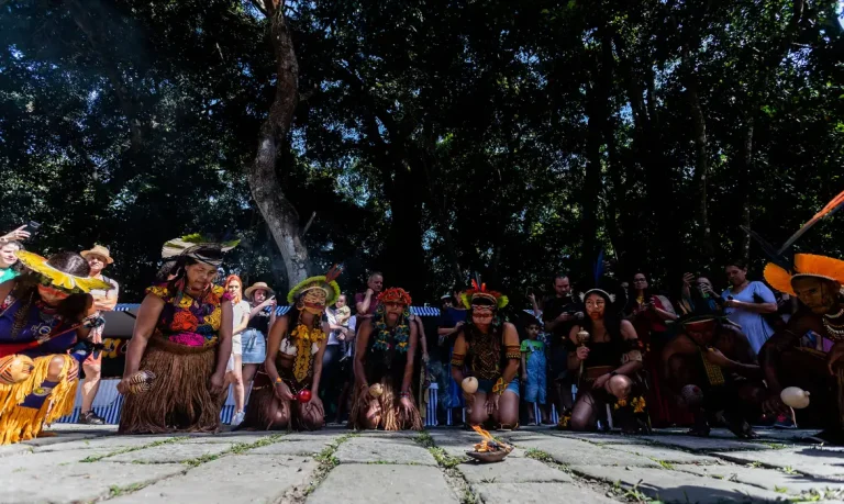 Rio de Janeiro (RJ), 16/04/2026 - FOTO DE ARQUIVO - Escola de Artes Visuais do Parque Lage celebra Dia dos Povos Originários. Foto: EAV/Divulgação