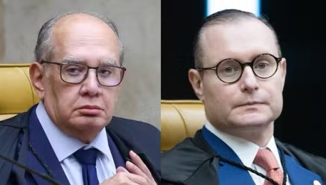Os ministros do STF Gilmar Mendes e Cristiano Zanin | Foto: Reprodução