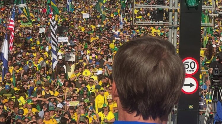 Jair Bolsonaro na manifestação na avenida paulista em 29 de junho 2025 | Foto: Reprodução/Instagram