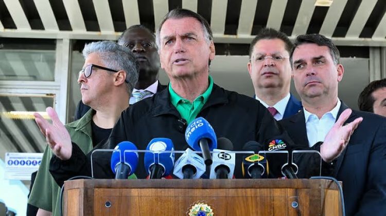 Jair Bolsonaro | Entrevista coletiva | Foto: Edilson Rodrigues/Agência Senado