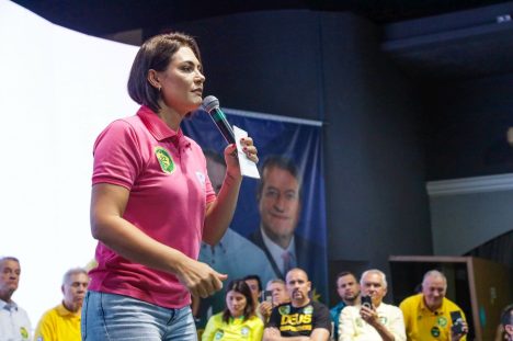 Michelle Bolsonaro no Rota 22 em Natal | Foto: Divulgação/PLRN