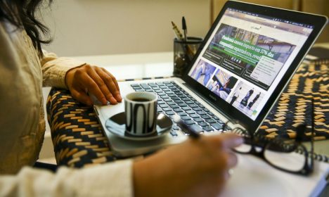 Teletrabalho, home office ou trabalho remoto.