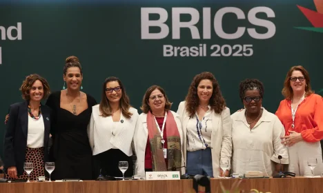 Brasília- DF - 24/04/2025 - A Reunião Ministerial de Mulheres do BRICS no Palácio Itamaraty. O encontro, liderado pelo Ministério das Mulheres. Foto Antônio Cruz/Agência Brasil