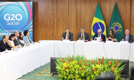 Brasília (DF), 11/11/2024 - Presidente da República, Luiz Inácio Lula da Silva, durante reunião com as Lideranças dos Grupos de Engajamento do G20. Foto: Valter Campanato/Agência Brasil