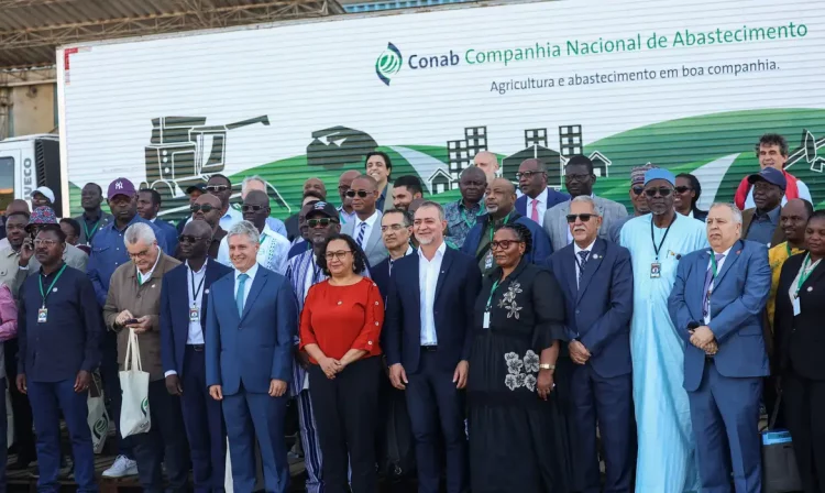 Brasília (DF), 20/05/2025 - 2º Diálogo Brasil-África sobre Segurança Alimentar, Combate à fome e desenvolvimento rural
Os objetivos do evento incluem o compartilhamento de experiências em produção agropecuária e aquícola, a troca de conhecimentos e tecnologias, o debate sobre o papel de políticas públicas eficazes, a discussão sobre pesquisa e inovação, e a valorização da agricultura familiar e da sustentabilidade. 
Foto: Jose Cruz/Agência Brasil