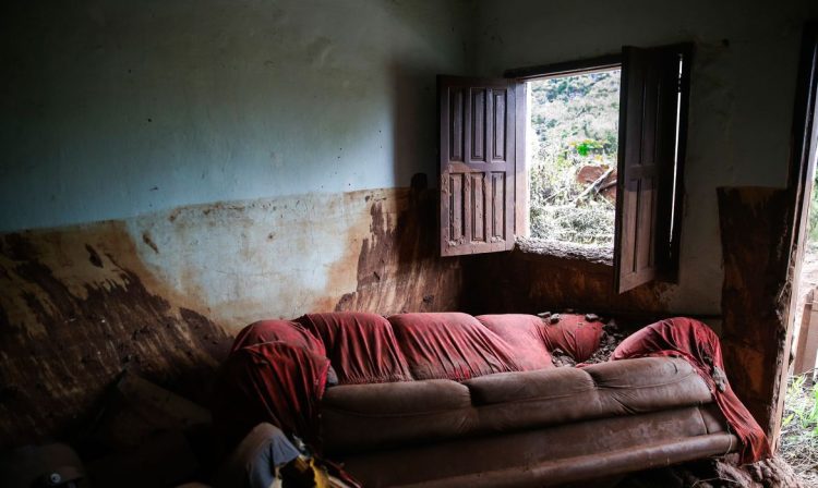 Mariana (MG) - Ruínas em Bento Rodrigues, distrito de Mariana, dois anos após a tragédia do rompimento da Barragem de Fundão, da mineradora Samarco (José Cruz/Agência Brasil)