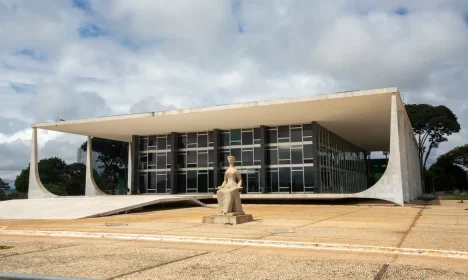 Brasília (DF) 11/04/2023 Fachada do palácio do Supremo Tribunal Federal (STF) Foto: Fabio Rodrigues-Pozzebom/ Agência Brasil