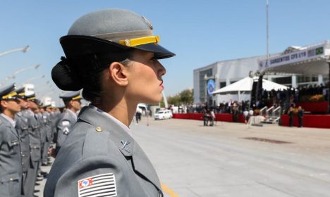 Solenidade de Formatura do Curso Superior de Tecnólogo de Polícia Ostensiva e Preservação da Ordem Pública I/19 , no Parque Anhembi.