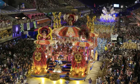 Rio de Janeiro. 13/02/2024. Carnaval 2024  Sambódromo da Marquês de Sapucaí, desfile da Portela.
Foto: Alex Ferro | Riotur