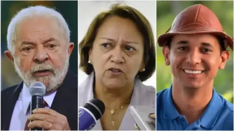 Lula, Fátima e Allyson foram avaliados em pesquisa da Exatus / Foto: montagem