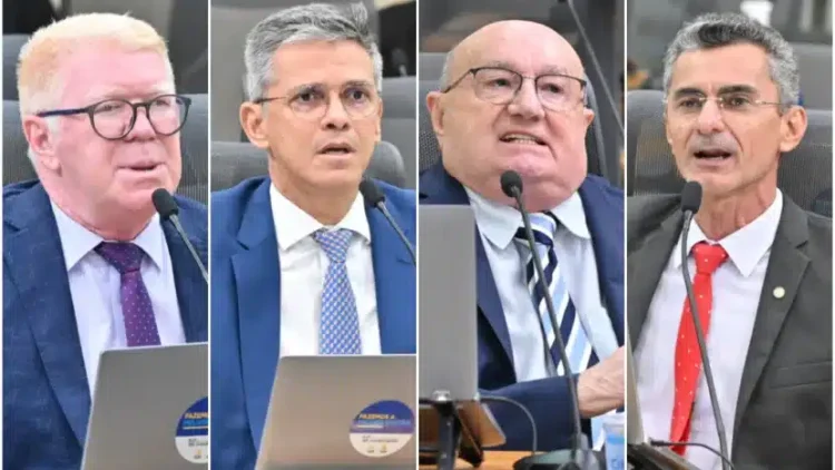 Deputados estaduais Ubaldo Fernandes, Coronel Azevedo, José Dias e Francisco do PT / Foto: Montagem