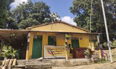 Simões Filho/ Bahia 19/08/2023 Casa da Mãe Bernadete, liderança do Quilombo Pitanga dos Palmares, assassinada na Bahia. Foto Janaína Neri.