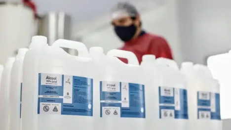 PRODUCAO DE ALCOOL EM GEL NO NUTEC SEGUNDA PARTE FINALIZACAO