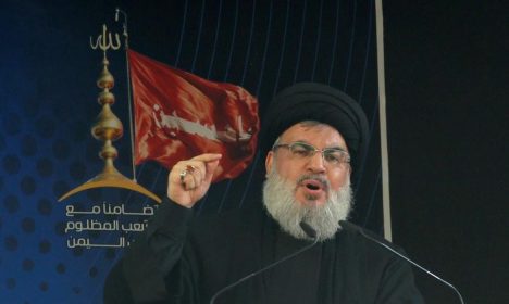 Líder do Hezbollah,  Sayyed Hassan Nasrallah