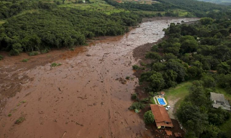 A house is seen in an area next to a dam owned by Brazilian miner Vale SA that burst, in Brumadinho