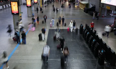 General view of the Sao Paulo International Airport as Brazilian pilots and flight attendants do a partial strike demanding better pay and working conditions amid high inflation, in Guarulhos, Brazil, December 19, 2022. REUTERS/Carla Carniel