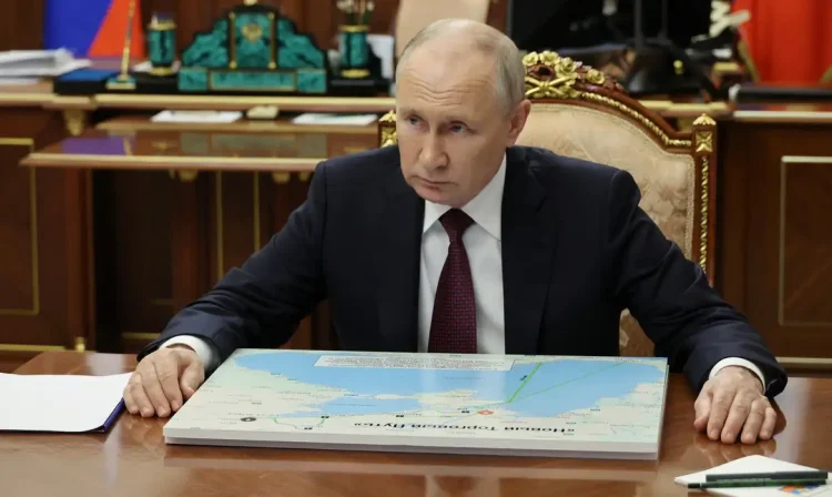 Presidente da Rússia, Vladimir Putin, em Moscou