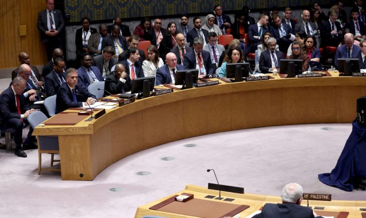 Reunião do Conselho de Segurança da ONU
 24/10/2023   REUTERS/Shannon Stapleton