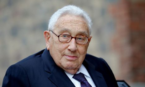 Ex-secretário de Estado dos EUA Henry Kissinger em Berlim
17/09/2015 REUTERS/Fabrizio Bensch