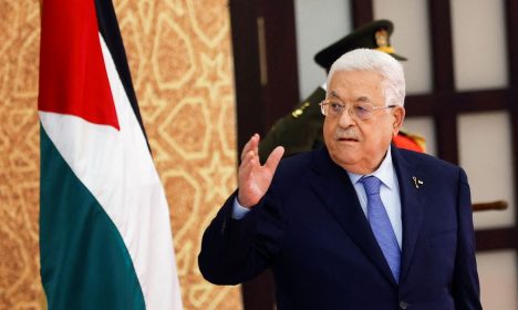 Palestina. O primeiro-ministro palestino, Mohammad Abbas. Foto REUTERS Mohammed Torokman