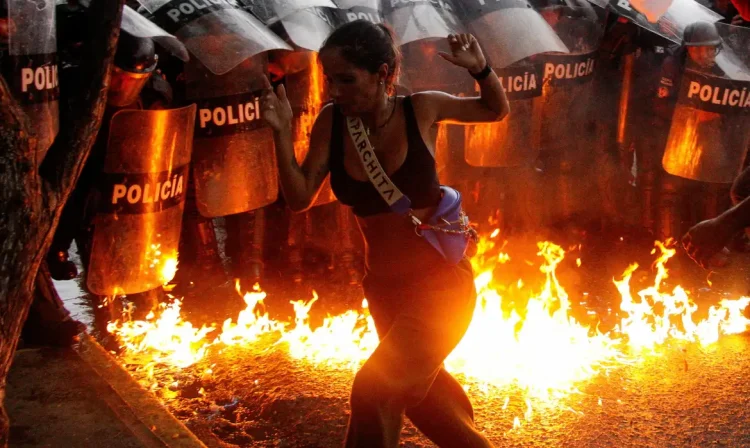 Protesto na cidade venezuelana de Puerto La Cruz
  29/7/2024    REUTERS/Samir Aponte