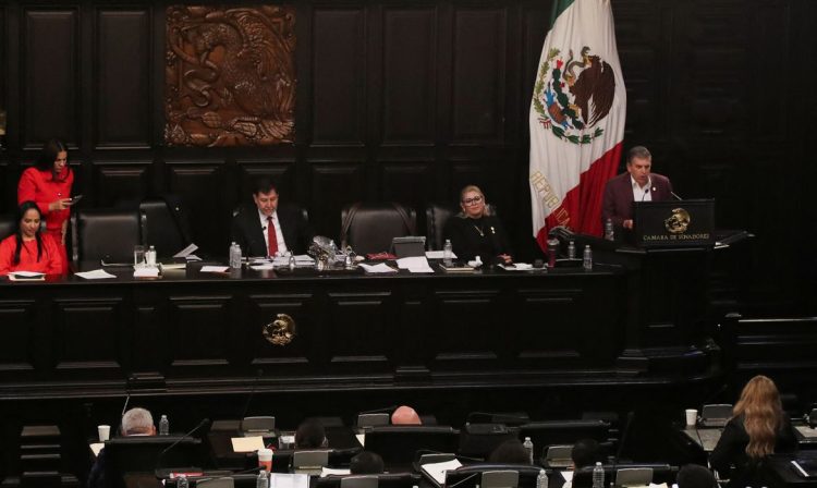 Sessão do Senado do México que aprovou uma reforma judicial no país
11/09/2024 REUTERS/Henry Romero