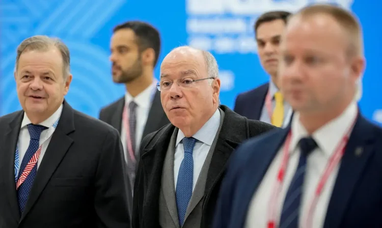 Brazilian Foreign Minister Mauro Vieira arrives at BRICS Summit in Kazan, Russia, Thursday, Oct. 24, 2024.     Alexander Zemlianichenko/Pool via REUTERS