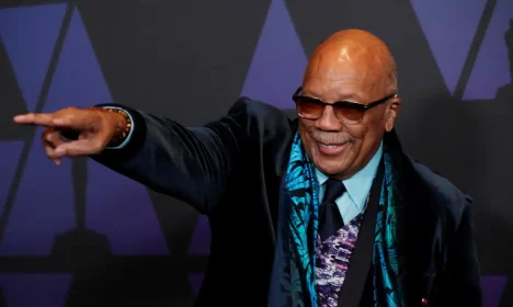 FILE PHOTO: 2018 Governors Awards - Arrivals - Hollywood, California, U.S., November 18, 2018 - Quincy Jones. REUTERS/Mario Anzuoni/File Photo