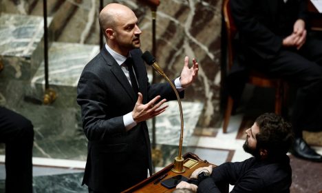 French Minister for Europe and Foreign Affairs Jean-Noel Barrot speaks during the questions to the government session at the National Assembly in Paris, France, February 4, 2025. Reuters/Benoit Tessier/Proibida reprodução