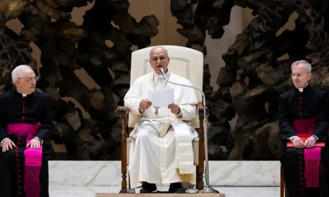 Papa Leão 14 no Vaticano
 12/5/2025   Reuters/Eloisa Lopez/Proibida reprodução