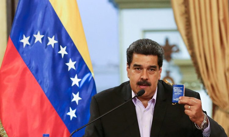 Presidente venezuelano Nicolás Maduro em Caracas
 28/1/2019   Divulgação via REUTERS