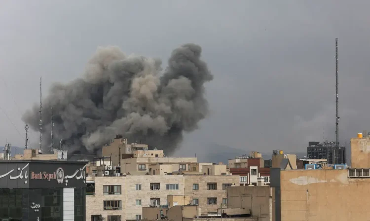 Smoke rises following an explosion, after Israel and the U.S. launched strikes on Iran, amid the U.S.-Israel conflict with Iran, in Tehran, Iran, March 2, 2026. Majid Asgaripour/WANA (West Asia News Agency) via REUTERS ATTENTION EDITORS - THIS PICTURE WAS PROVIDED BY A THIRD PARTY