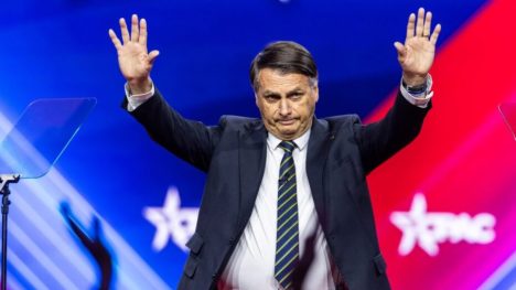 Jair Bolsonaro durante evento do CPAC em 2022 / Foto: reprodução