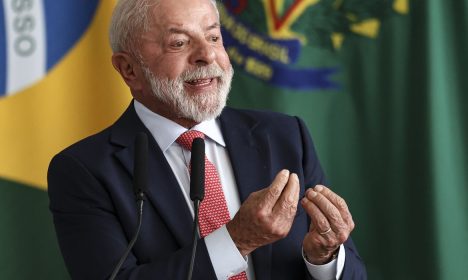 Brasília (DF), 08/01/2026 - O presidente Luiz Inácio Lula da Silva participa da cerimônia relativa aos atos antidemocráticos de 8 de janeiro e assina veto integral ao PL da Dosimetria. Foto: Marcelo Camargo/Agência Brasil