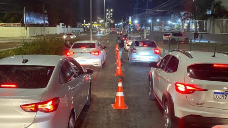 Lei Seca autuou 16 motoristas. Foto: Divulgação/PMRN