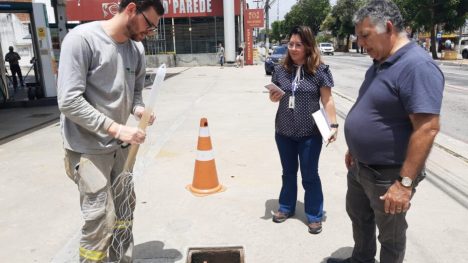 Técnicos da Semurb vistoriam postos de combustíveis com algum tipo de contaminação do solo39663 Original