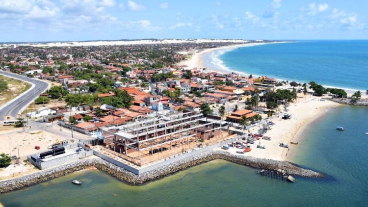 40091_Original-930×524 Vista aérea da obra de construção do Complexo Turístico da Redinha: um dos investimentos da Prefeitura do Natal. Foto: Alex Régis/Prefeitura de Natal