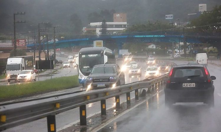 Chuvas em Santa Catarina – Estradas do Meio Oeste estão interditadas devido às fortes chuvas que assolam a região. Foto: Julio Cavalheiro/Arquivo Secom