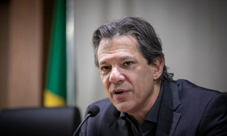 Brasília, 31/08/2023, O ministro da Fazenda, Fernando Haddad, faz pronunciamento à imprensa sobre a entrega do Projeto de Lei Orçamentária Anual (PLOA). Foto: Washington Costa/MPO