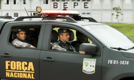 20.02.2024 - Deslocamento da Força Nacional para Mossoró RN. Foto: Jamile Ferraris / MJSP