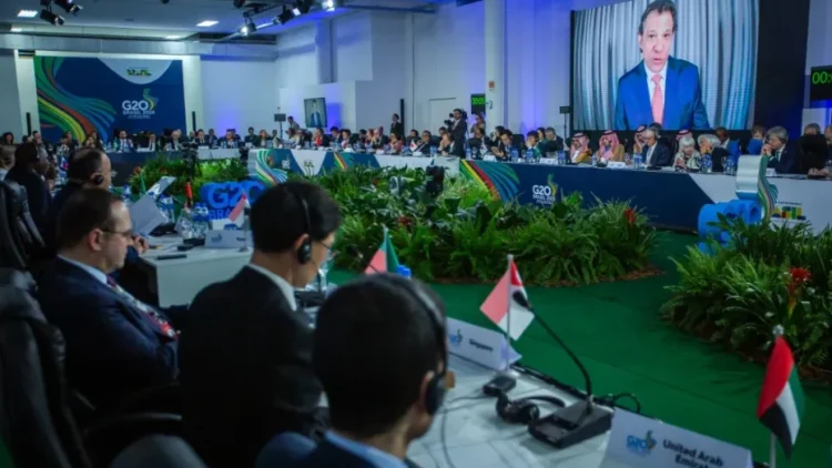 Ministro Fernando Haddad discursou na abertura do G20 / Foto: divulgação